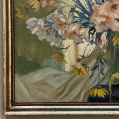 Antique Framed Oil Painting on Canvas by Euphrasia Loutchinsky (1887-1974)