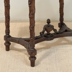 18th Century French Louis XVI Period Marble Top End Table