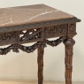 18th Century French Louis XVI Period Marble Top End Table