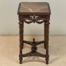 18th Century French Louis XVI Period Marble Top End Table