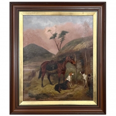 Framed Oil Painting on Canvas by Colin Graeme (1858-1910) dated 1902