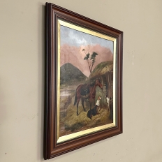 Framed Oil Painting on Canvas by Colin Graeme (1858-1910) dated 1902