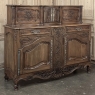 19th Century Country French Walnut Buffet a Glissant