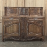19th Century Country French Walnut Buffet a Glissant