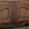 19th Century Country French Walnut Buffet a Glissant