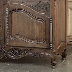 19th Century Country French Walnut Buffet a Glissant