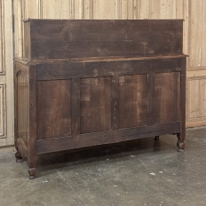 19th Century Country French Walnut Buffet a Glissant