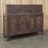 19th Century Country French Walnut Buffet a Glissant