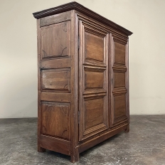 18th Century Rustic Country French Oak Armoire