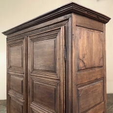 18th Century Rustic Country French Oak Armoire