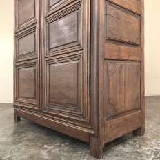 18th Century Rustic Country French Oak Armoire