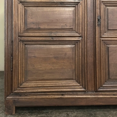 18th Century Rustic Country French Oak Armoire