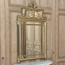 19th Century French Louis XVI Neoclassical Giltwood Mantel Mirror