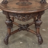 19th Century Italian Renaissance Revival Walnut Swiveling Desk Chair