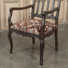 Set of 10 Antique Liegoise Dining Chairs includes 2 Armchairs