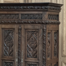 19th Century French Gothic Bonnetiere ~ Wardrobe ~ Cabinet