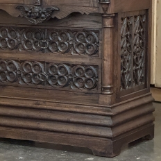 19th Century French Gothic Bonnetiere ~ Wardrobe ~ Cabinet