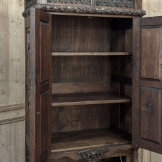 19th Century French Gothic Bonnetiere ~ Wardrobe ~ Cabinet