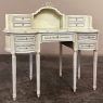 Antique Italian Neoclassical Painted Kidney-Shaped Vanity ~ Dresser