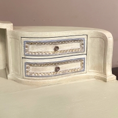 Antique Italian Neoclassical Painted Kidney-Shaped Vanity ~ Dresser