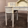 Antique Italian Neoclassical Painted Kidney-Shaped Vanity ~ Dresser