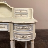 Antique Italian Neoclassical Painted Kidney-Shaped Vanity ~ Dresser