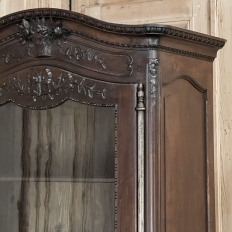 19th Century Country French Normandie Vitrine ~ Bonnetiere