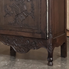 19th Century Country French Normandie Vitrine ~ Bonnetiere