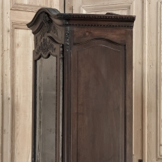 19th Century Country French Normandie Vitrine ~ Bonnetiere