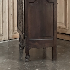 19th Century Country French Normandie Vitrine ~ Bonnetiere