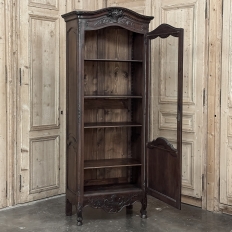 19th Century Country French Normandie Vitrine ~ Bonnetiere