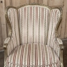 Pair Antique French Louis XVI Giltwood Bergeres ~ Armchairs