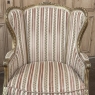 Pair Antique French Louis XVI Giltwood Bergeres ~ Armchairs