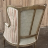 Pair Antique French Louis XVI Giltwood Bergeres ~ Armchairs
