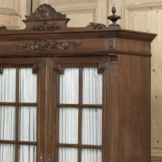 19th Century French Walnut Neoclassical Bookcase