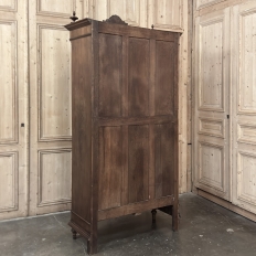 19th Century French Walnut Neoclassical Bookcase