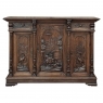 19th Century French Walnut Hunt Buffet ~ Cabinet