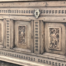 18th Century Country French Stripped Neoclassical Trunk ~ Blanket Chest