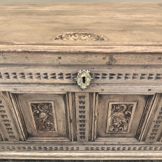 18th Century Country French Stripped Neoclassical Trunk ~ Blanket Chest