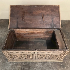 18th Century Country French Stripped Neoclassical Trunk ~ Blanket Chest