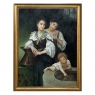 Vintage Framed Oil Painting on Canvas by L. Gebhardt