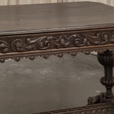 19th Century French Renaissance Writing Table ~ Desk with Dolphins