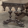 19th Century French Renaissance Writing Table ~ Desk with Dolphins