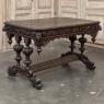 19th Century French Renaissance Writing Table ~ Desk with Dolphins