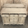 Pair 19th Century Country French Buffets in Stripped Oak