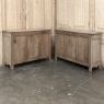 Pair 19th Century Country French Buffets in Stripped Oak
