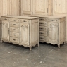 Pair 19th Century Country French Buffets in Stripped Oak
