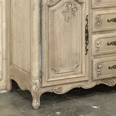 Pair 19th Century Country French Buffets in Stripped Oak