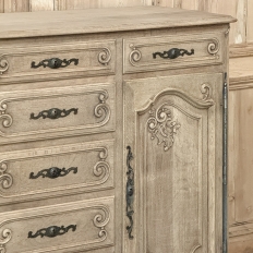 Pair 19th Century Country French Buffets in Stripped Oak