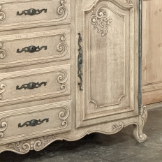 Pair 19th Century Country French Buffets in Stripped Oak